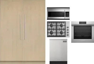 6 Piece Package Includes Refrigerator, Freezer, Cooktop, Wall Oven, Microwave And Dishwasher